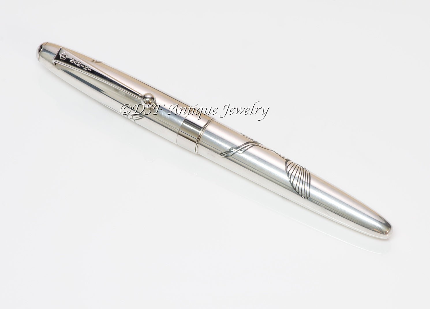Pilot Namiki Sterling Silver Crane Fountain Pen