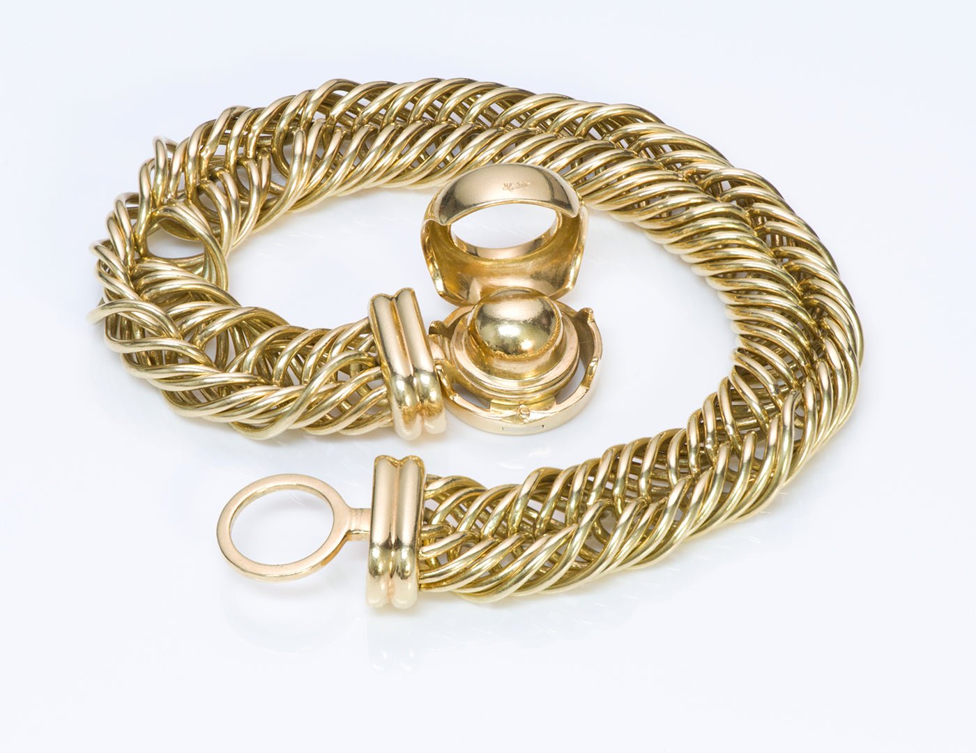 Pomellato 18K Yellow Gold Link Bracelet