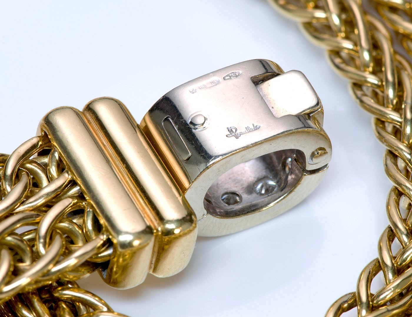 Pomellato Gold & Diamond Necklace Bracelet