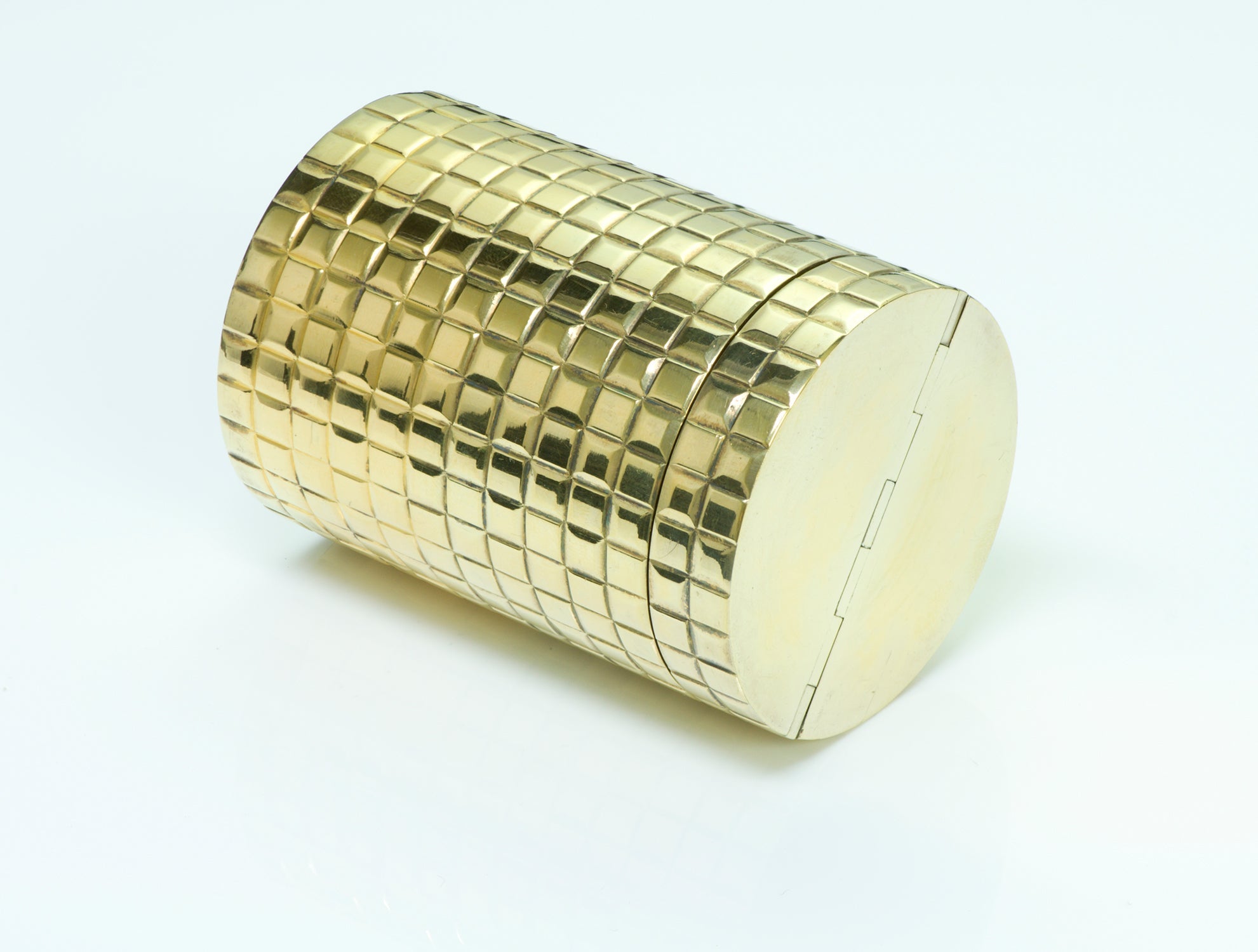 Puifocart for Cartier Gilt Silver Box