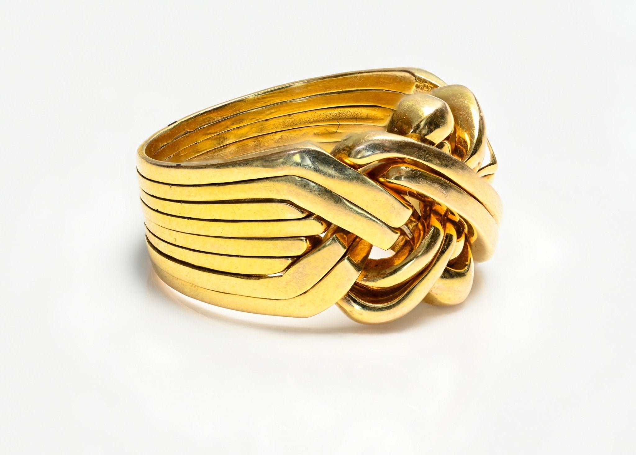 Puzzle 18K Yellow Gold Men's Ring