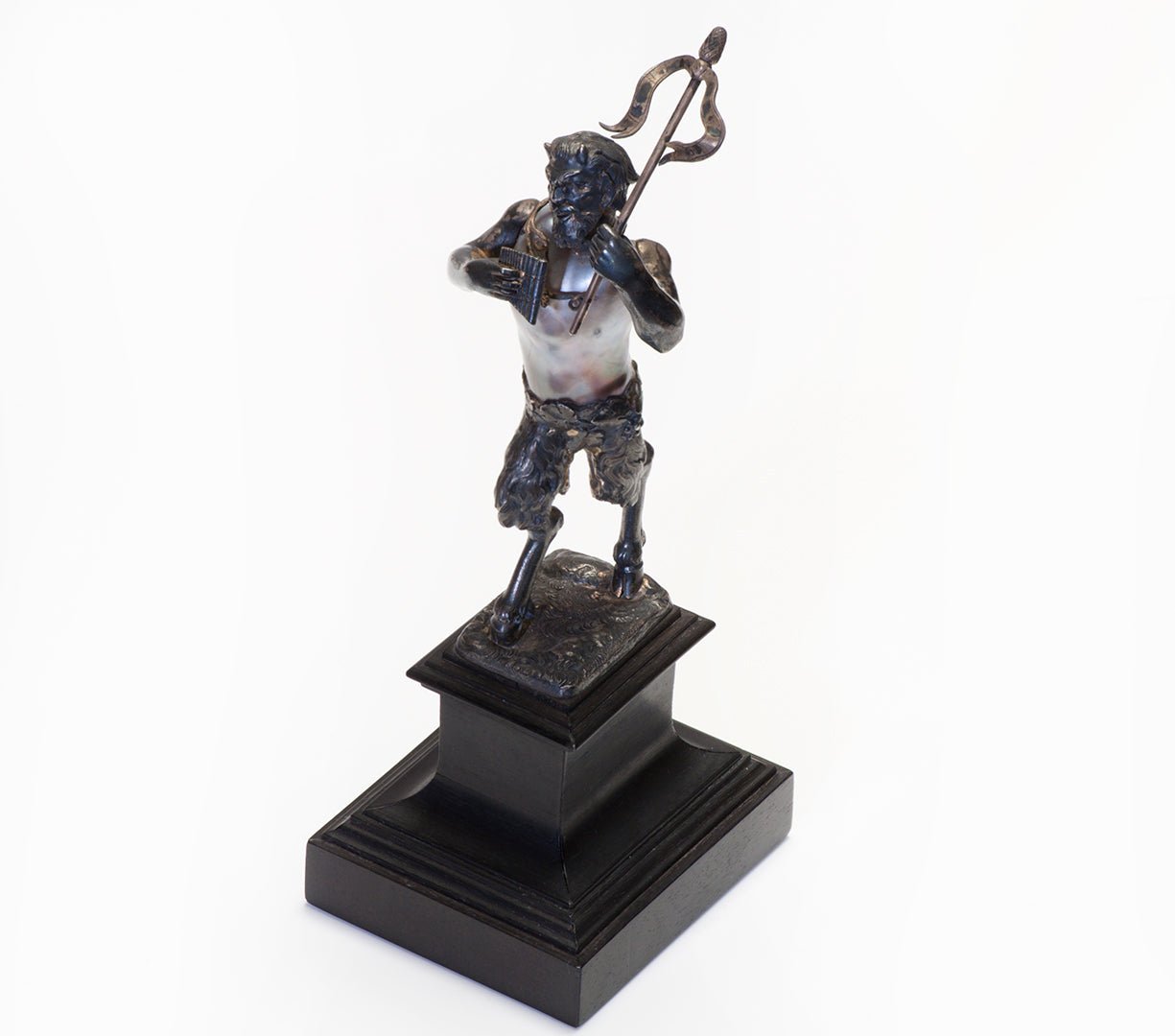 Renaissance Revival Silver Pearl Mythological Faun