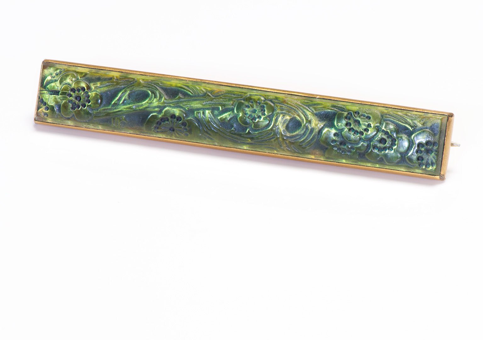 Rene Lalique Glass Brooch