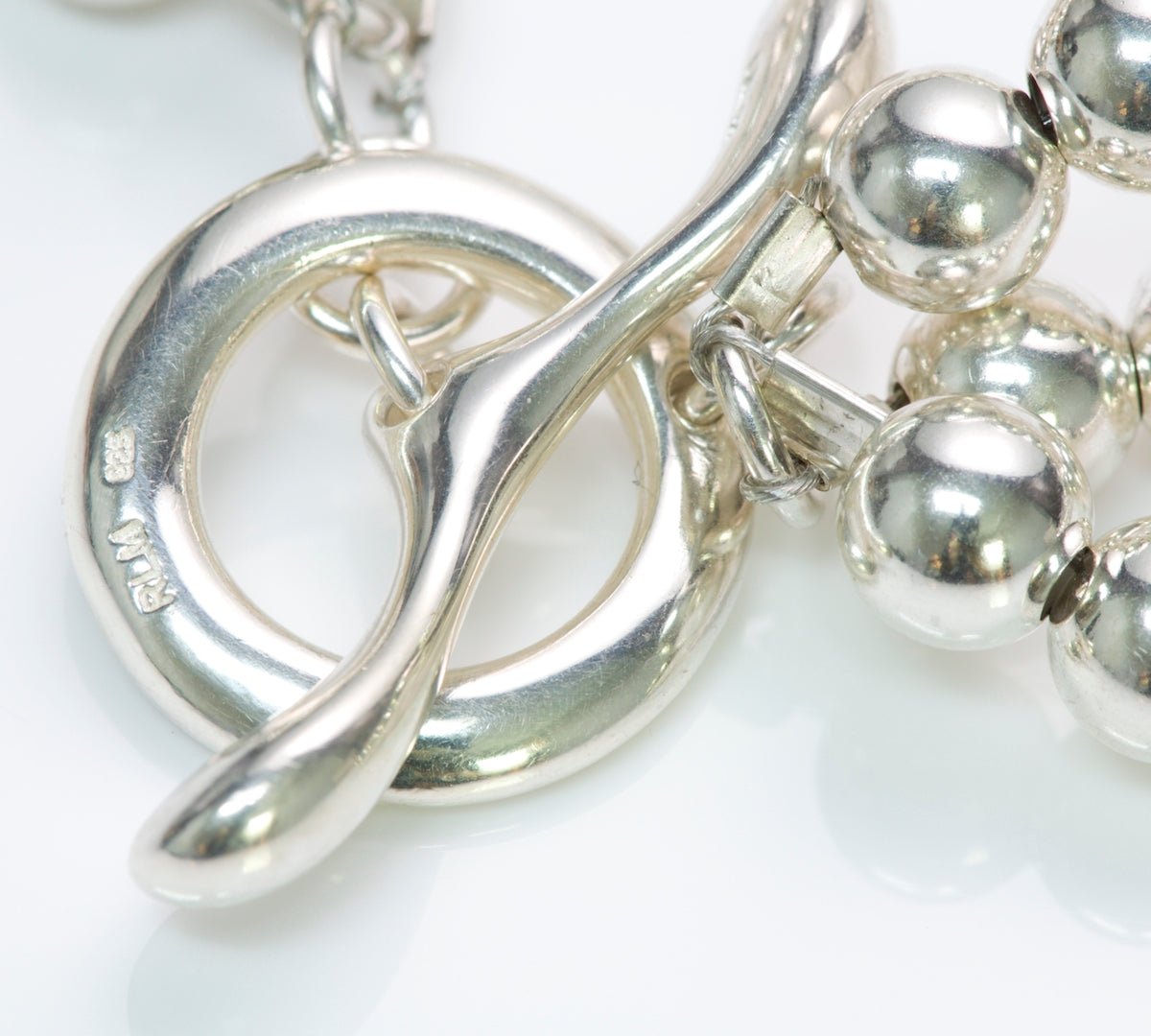 Robert Lee Morris Silver Bead Necklace