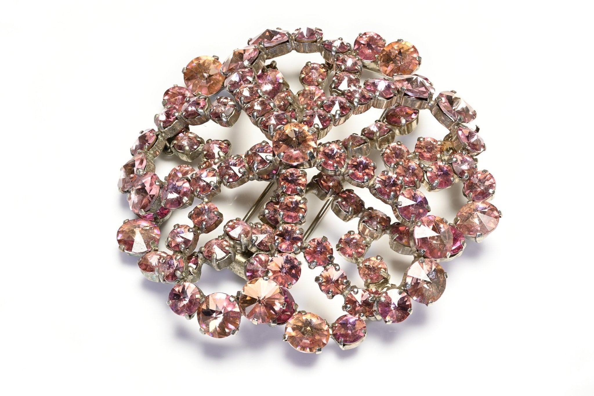 2024 Christian Dior Floral Crystal Brooch Pin