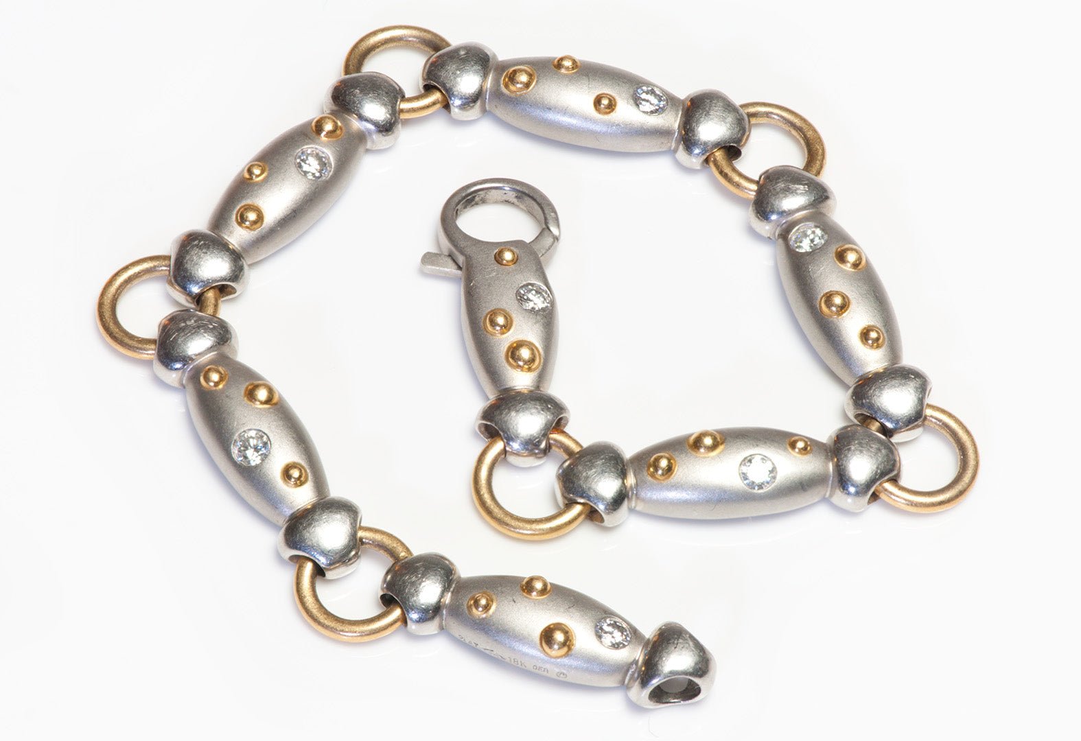 Rudolf Erdel Platinum Gold Diamond Etoile Ladies Bracelet
