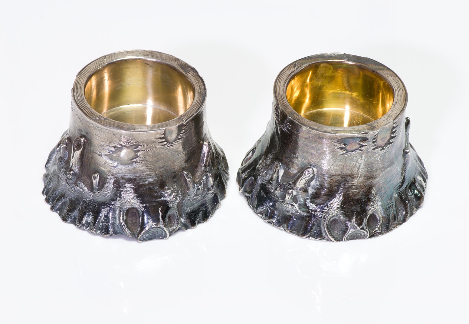 Russian Antique Ivan Petrowitsch Khlebnikov Silver Salts