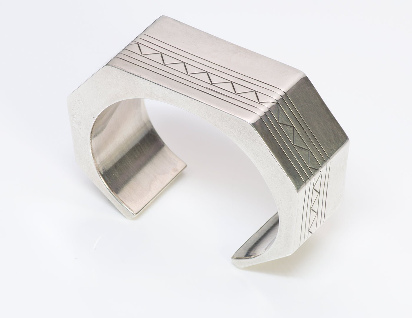 Sam W. Graves Sterling Cuff Bracelet