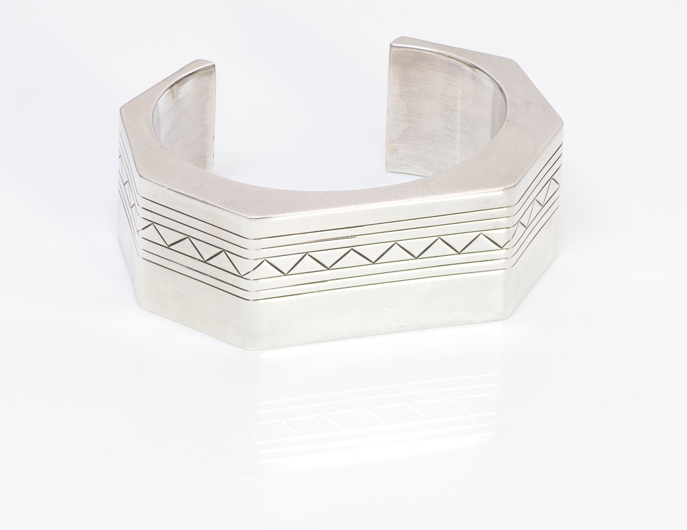 Sam W. Graves Sterling Cuff Bracelet