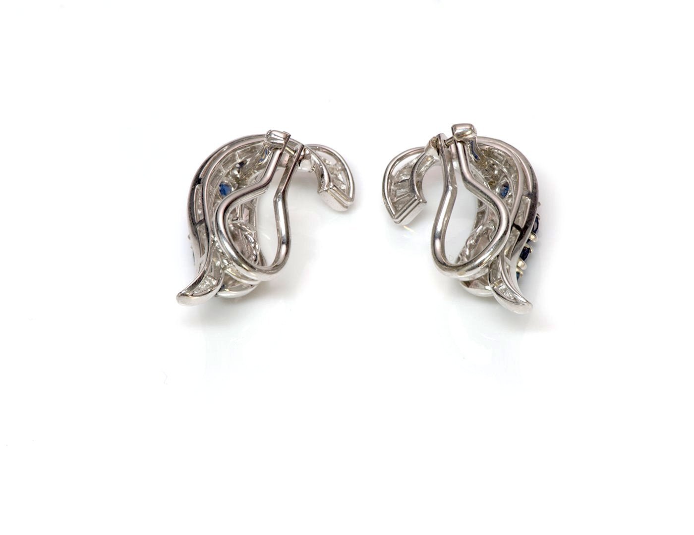 Sapphire & Diamond Earrings