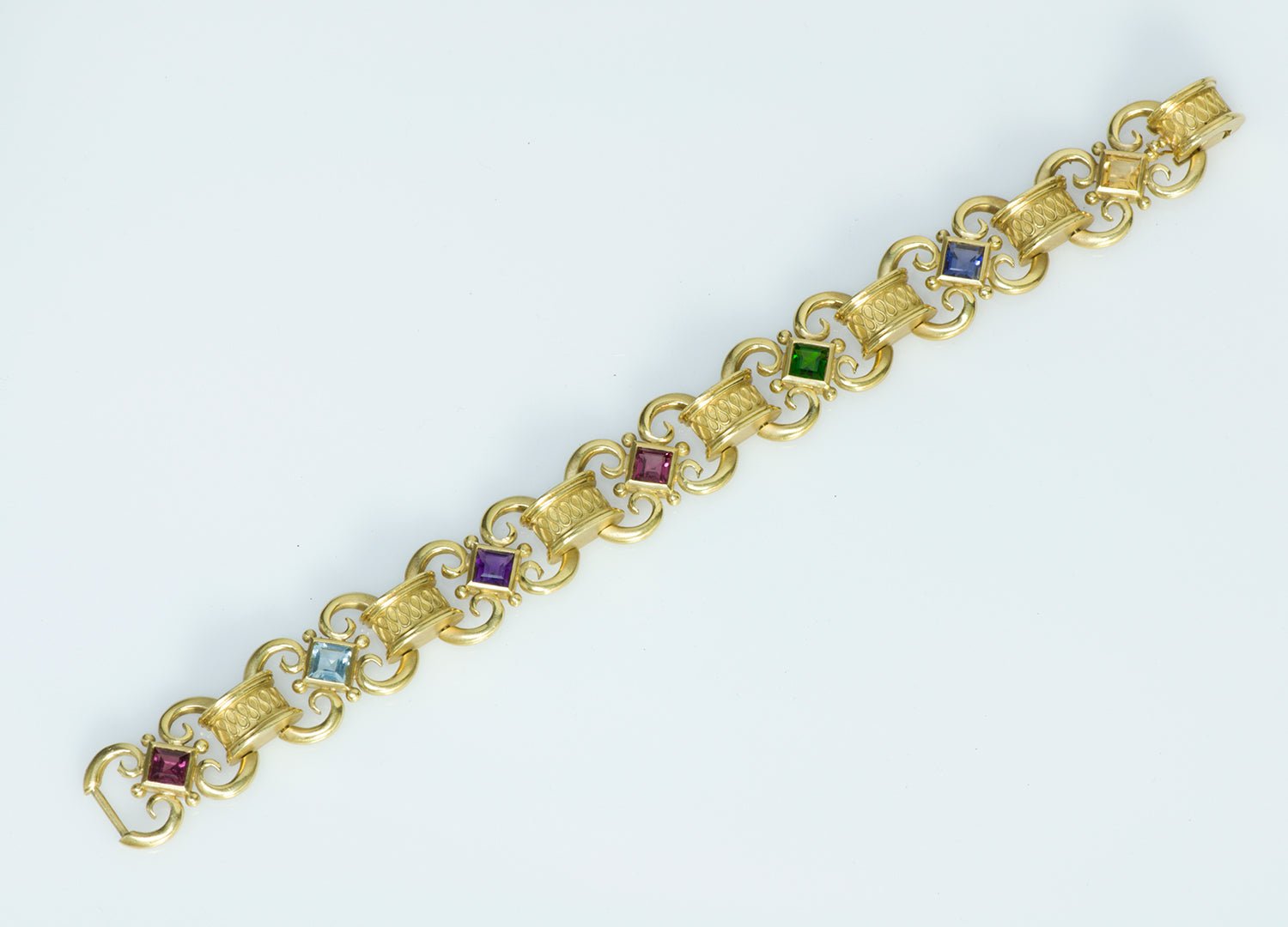 SeidenGang 18K Gold Semiprecious Stones Link Bracelet