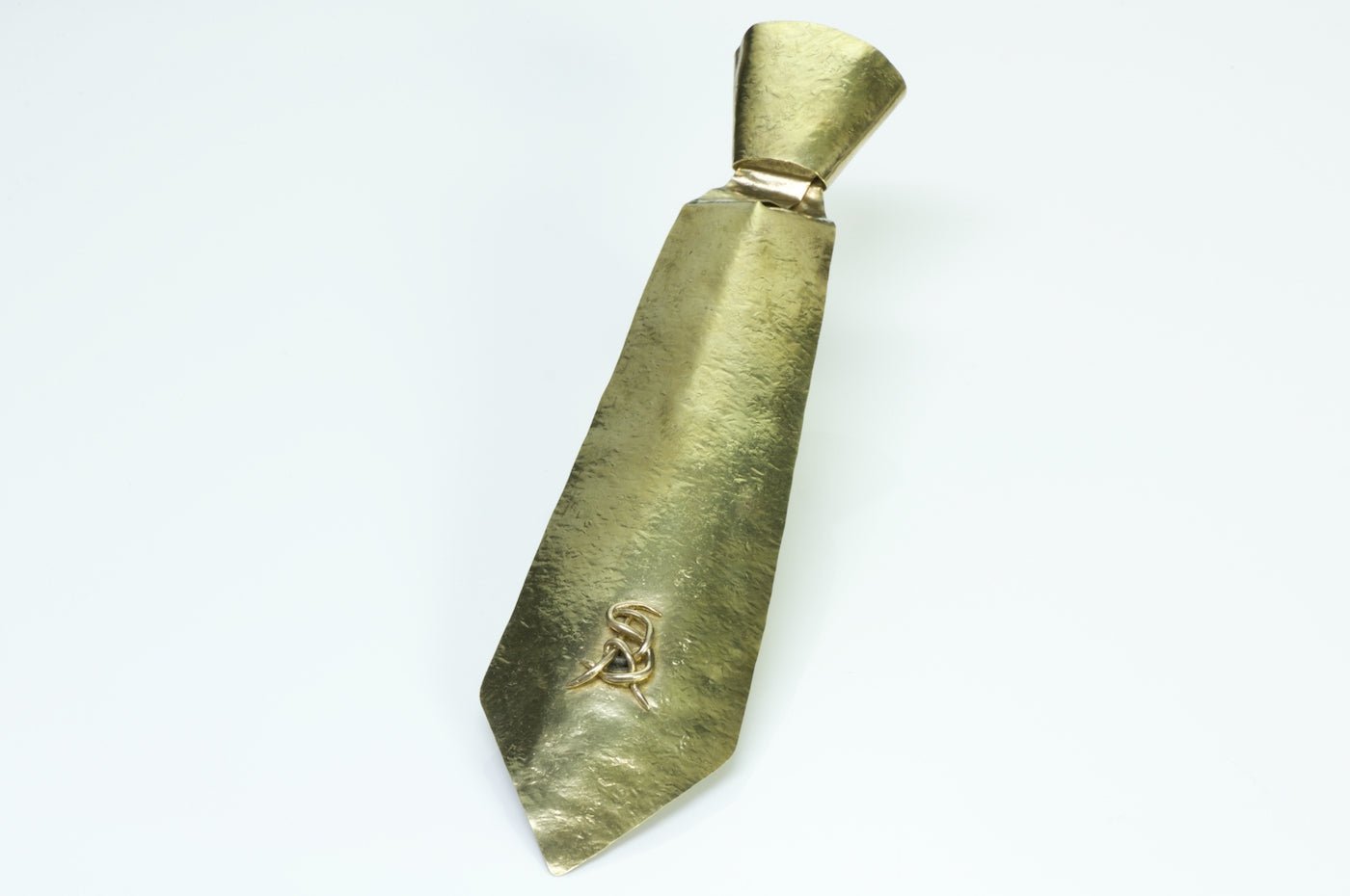 Sonia Rykiel Paris Gold Plated Tie Pendant Necklace