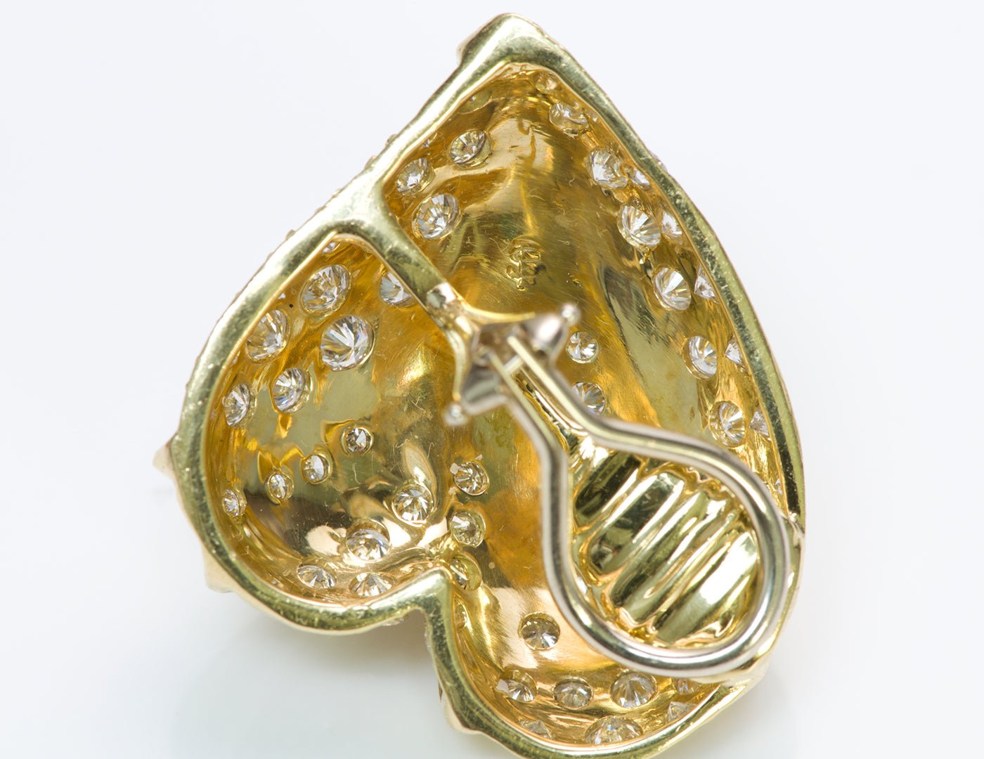 Stefan Hafner Gold Diamond Earrings