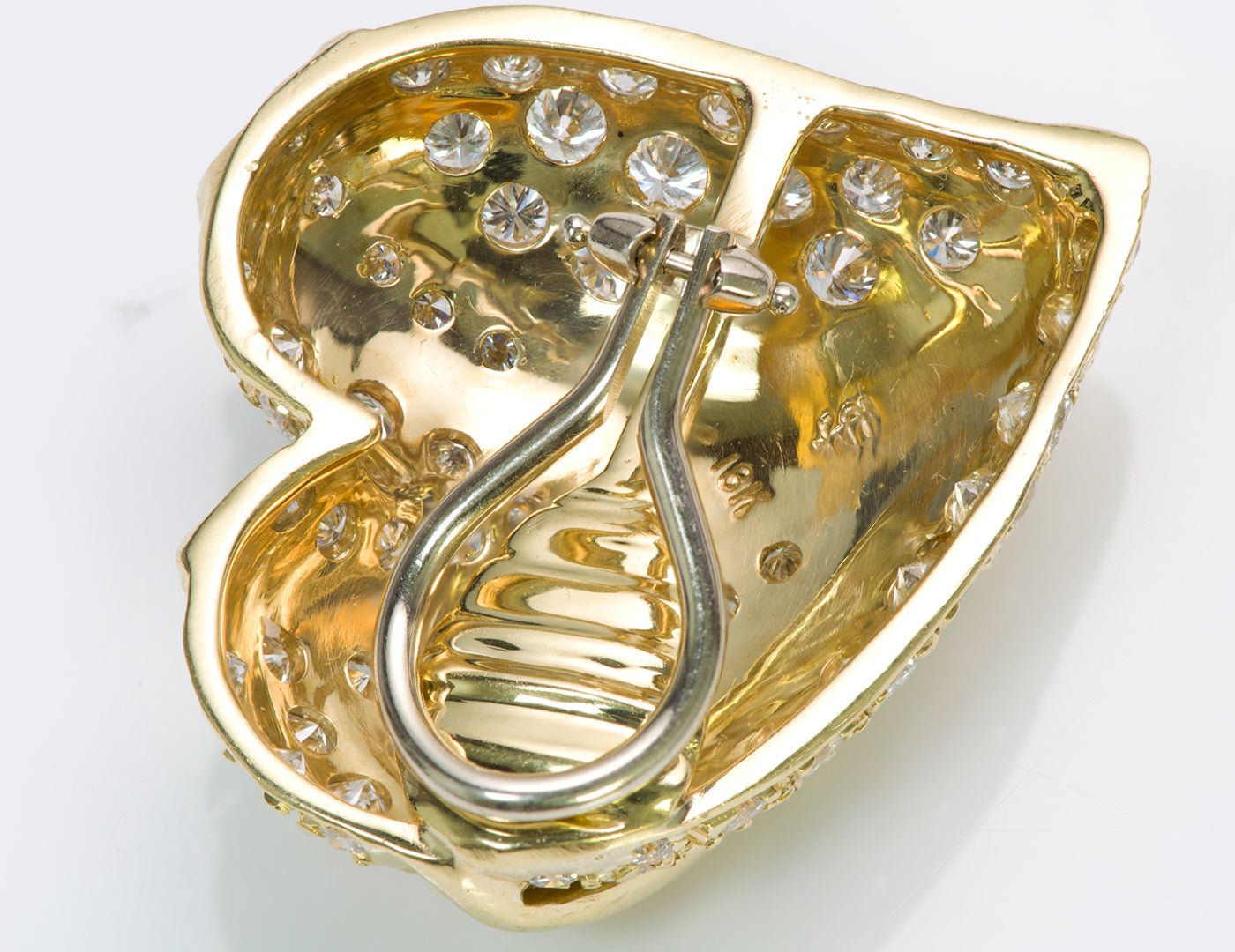 Stefan Hafner Gold Diamond Earrings
