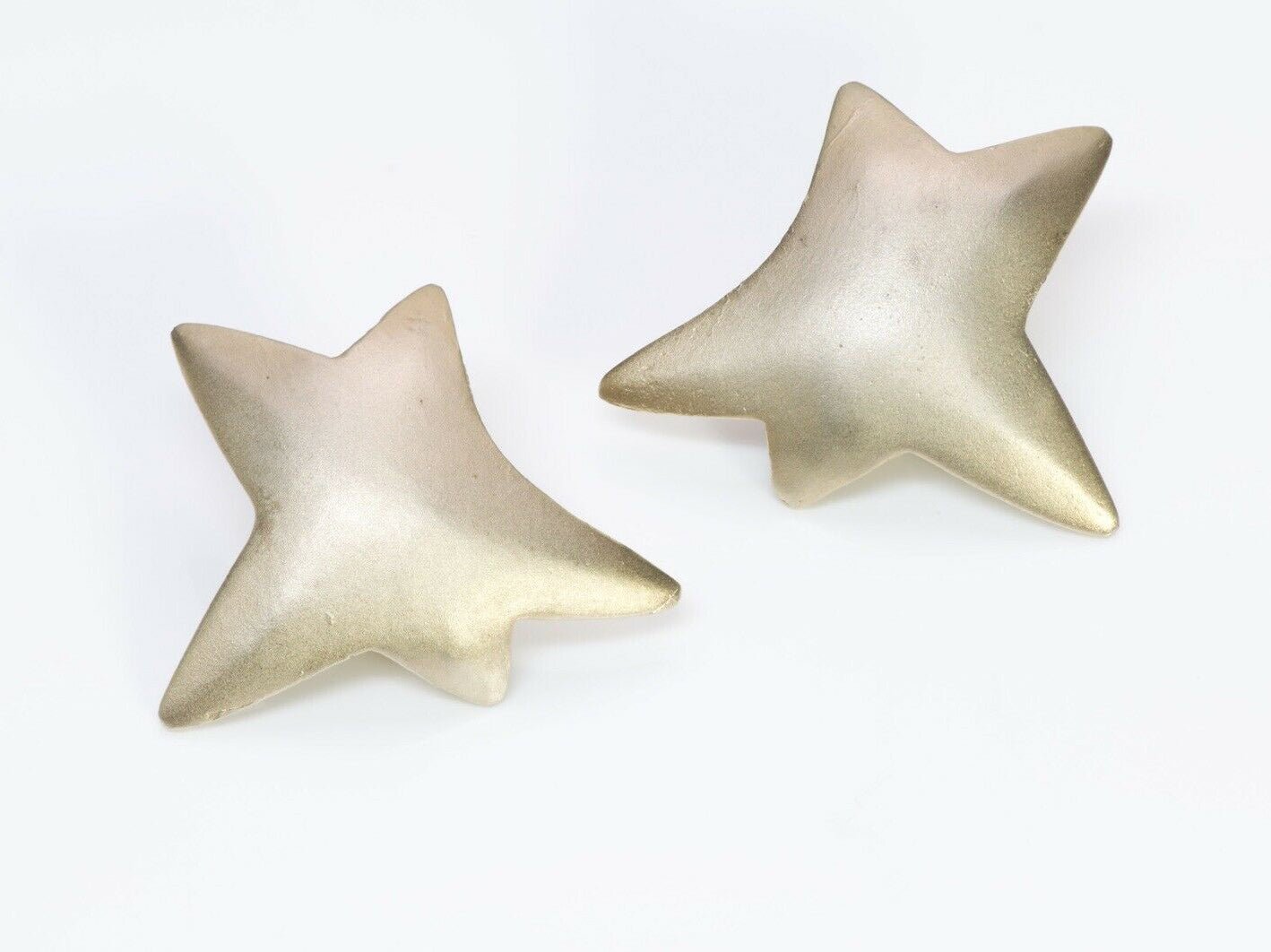 Stephen Dweck Moderne Sterling Star Moon Long Earrings
