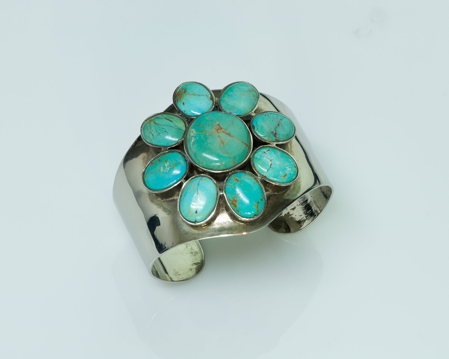 Sterling Silver Turquoise Cuff Bracelet
