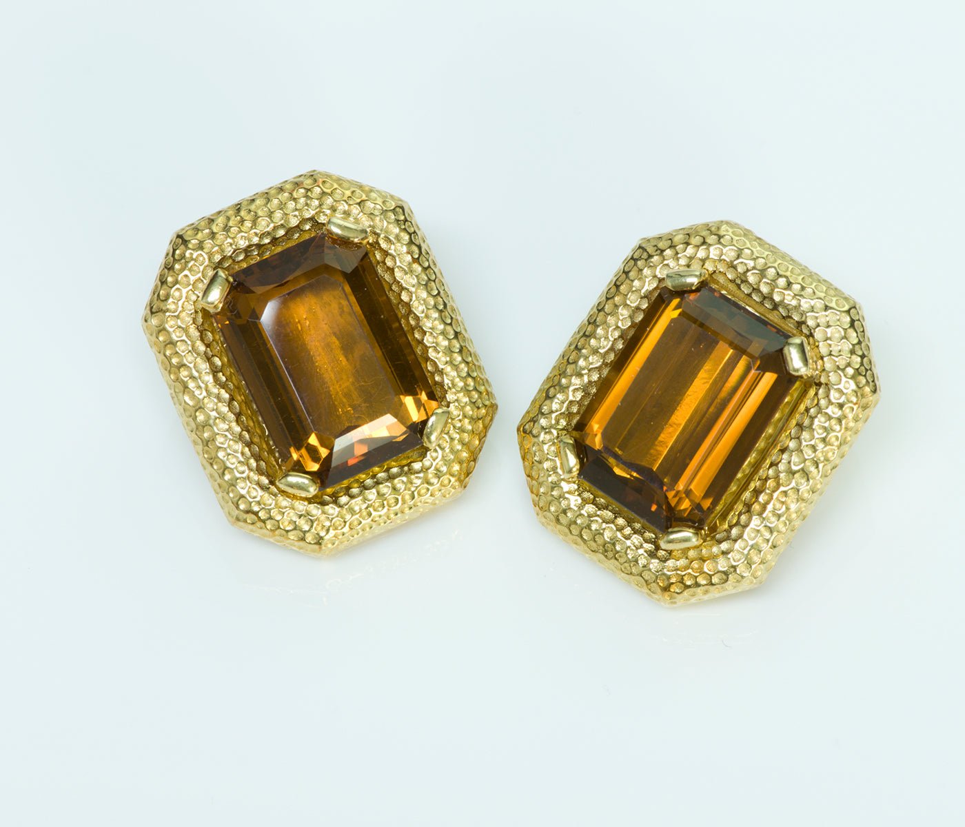 Tambetti Citrine 18K Gold Earrings