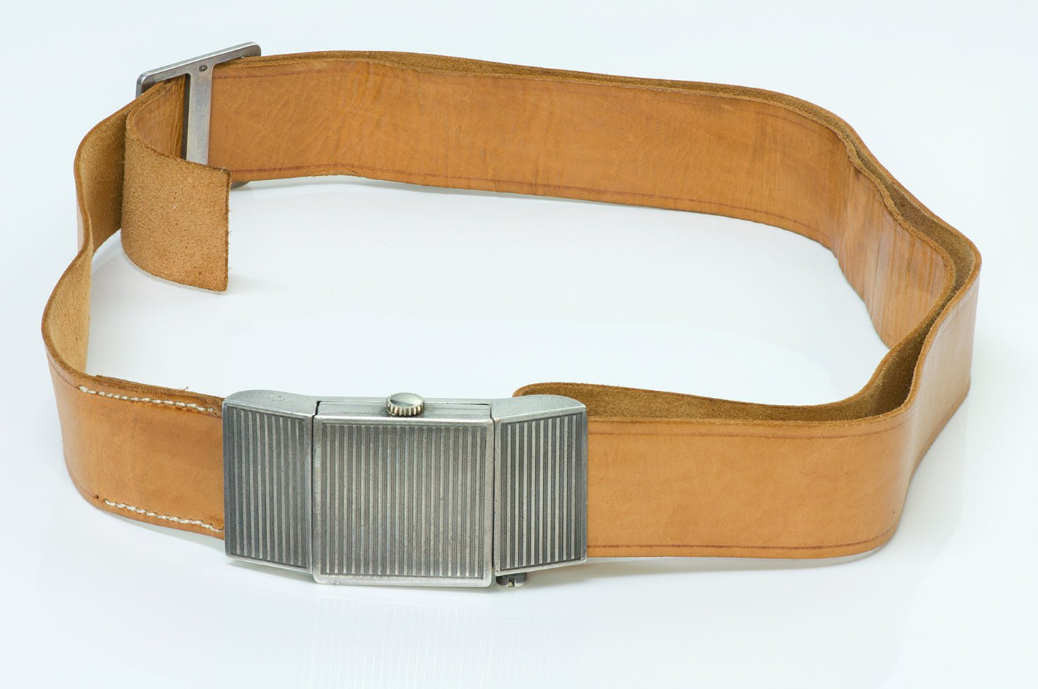 Tavannes Hermès Silver Belt Golfers Watch