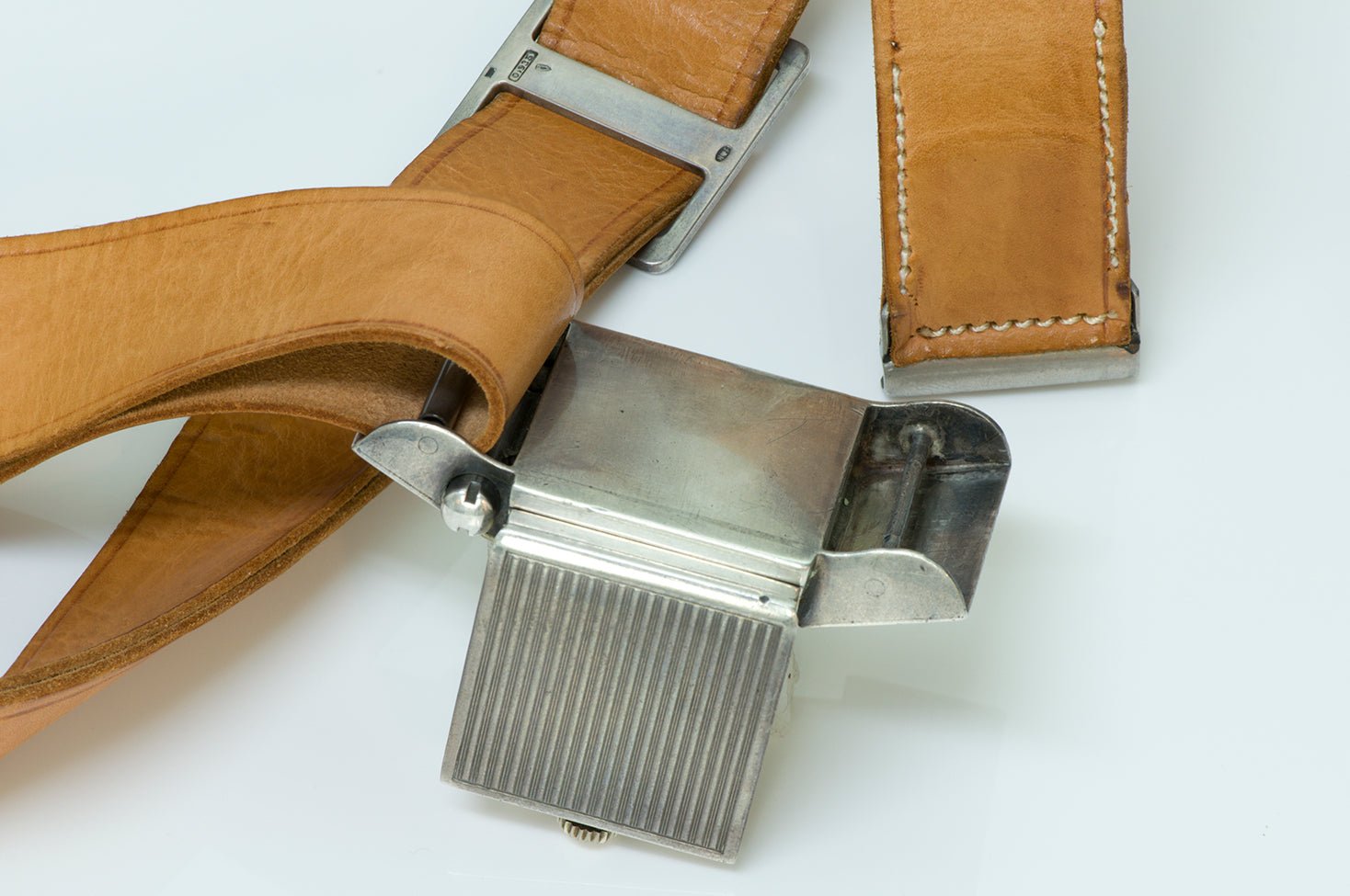 Tavannes Hermès Silver Belt Golfers Watch