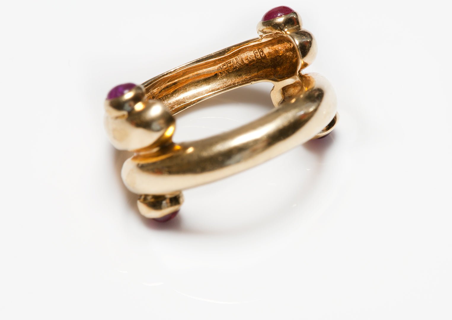 Tiffany & Co. 18K Gold Ruby Ring