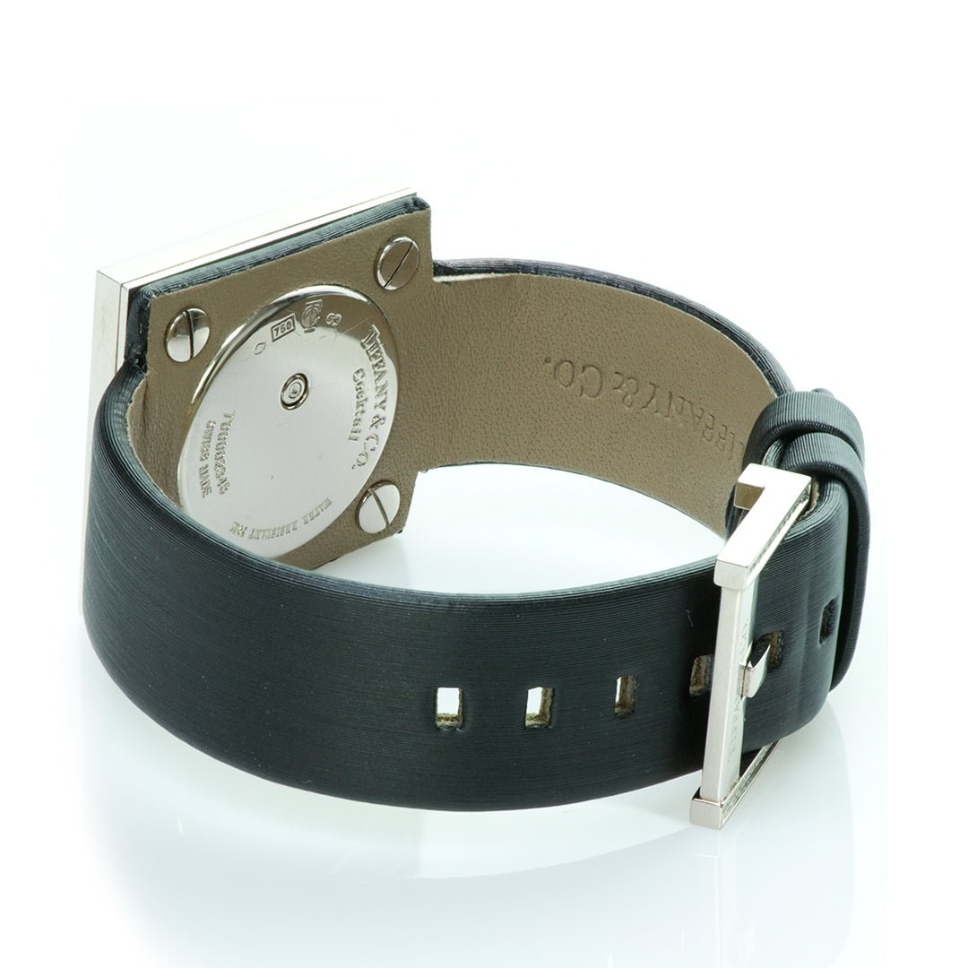 Tiffany & Co. 18K White Gold Diamond Atlas Cocktail Watch