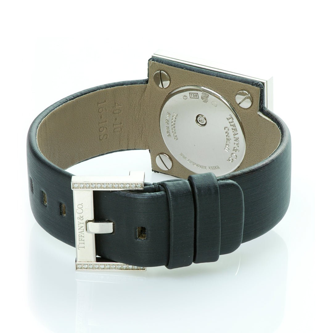 Tiffany & Co. 18K White Gold Diamond Atlas Cocktail Watch