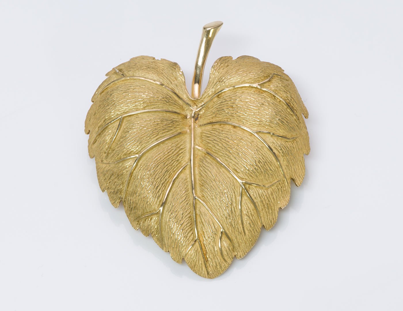 Tiffany & Co. 18K Yellow Gold Leaf Brooch