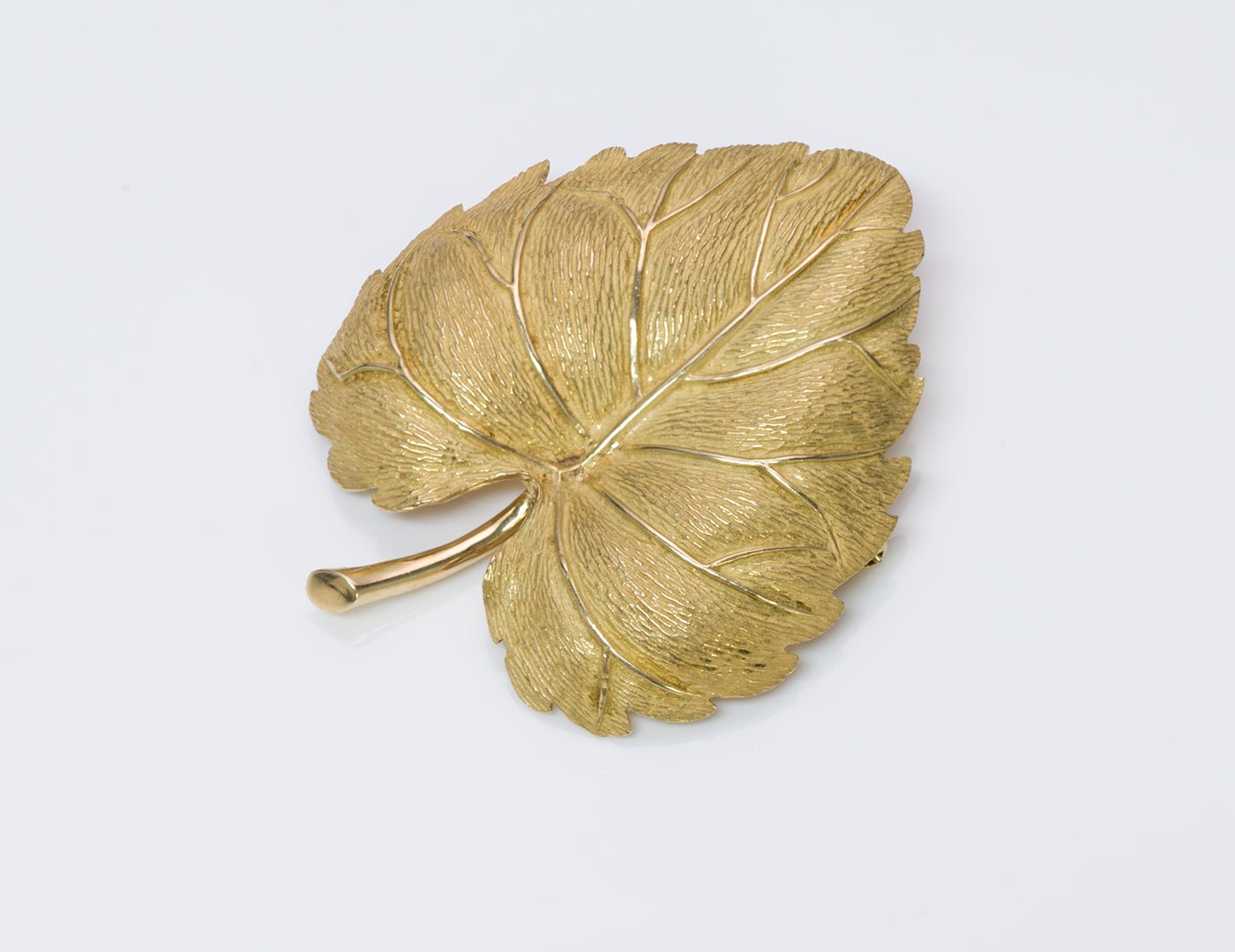 Tiffany & Co. 18K Yellow Gold Leaf Brooch