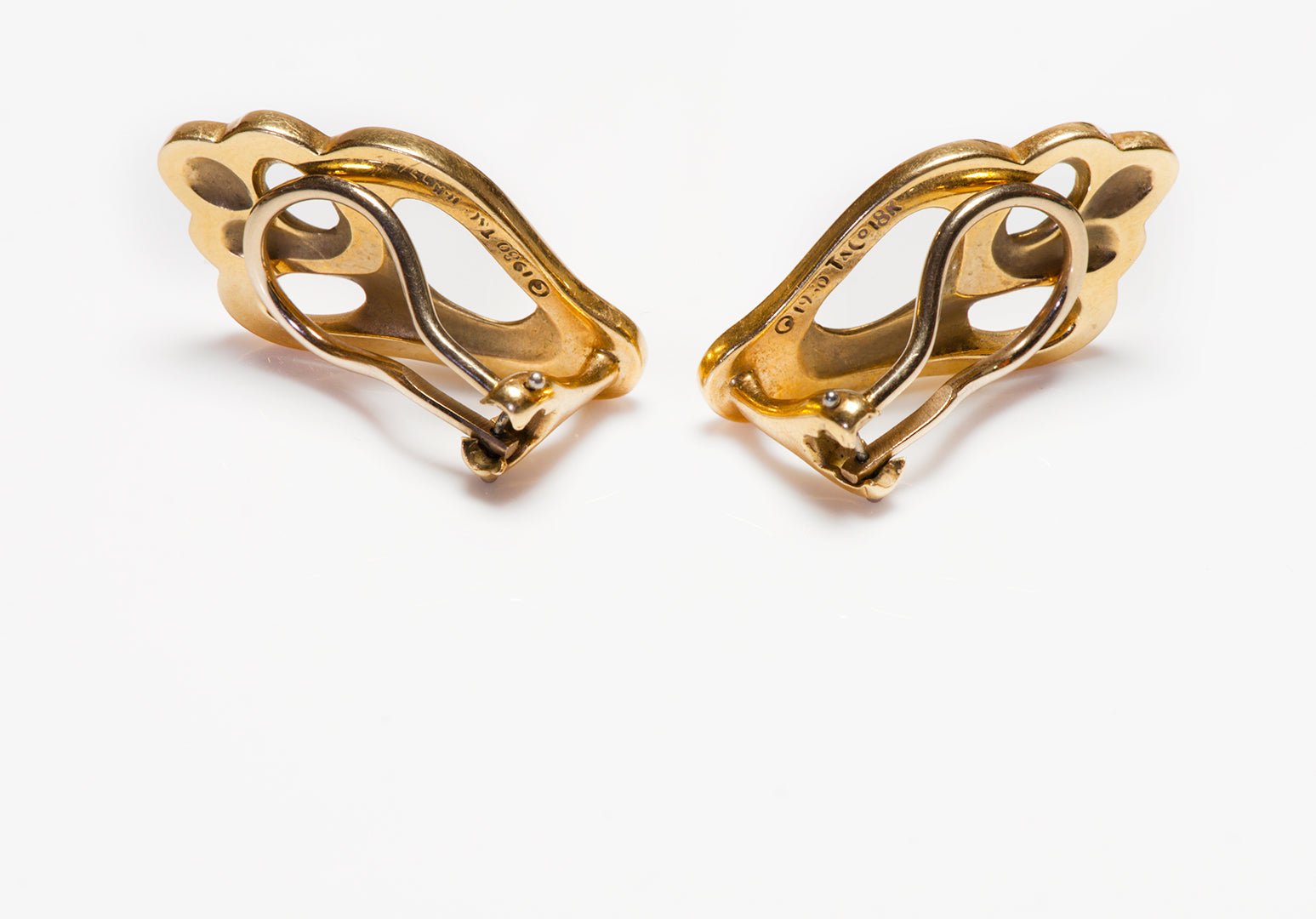 Tiffany & Co. Angela Cummings 18K Gold Seashell Earrings