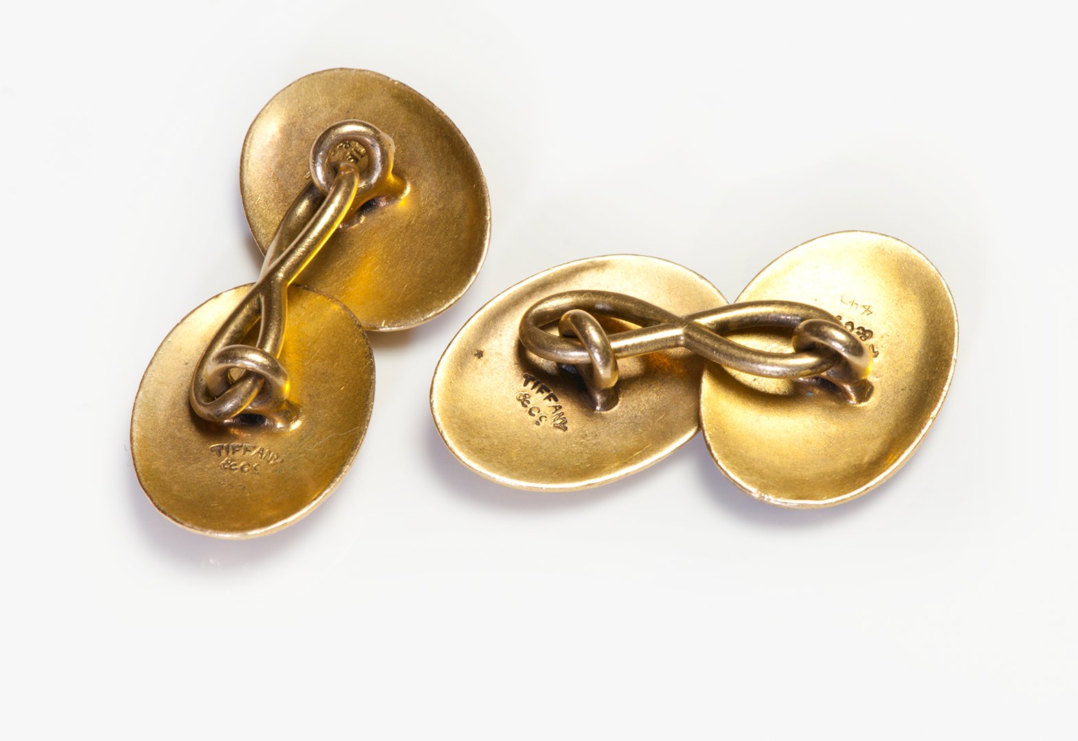 Tiffany & Co. Art Nouveau Gold Mythological Cufflinks