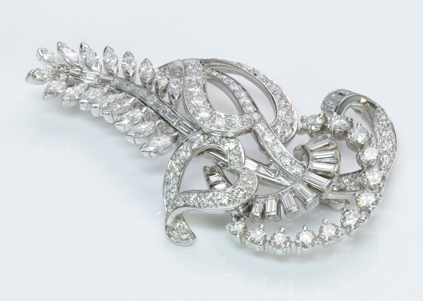 Tiffany & Co. Diamond Palladium Brooch