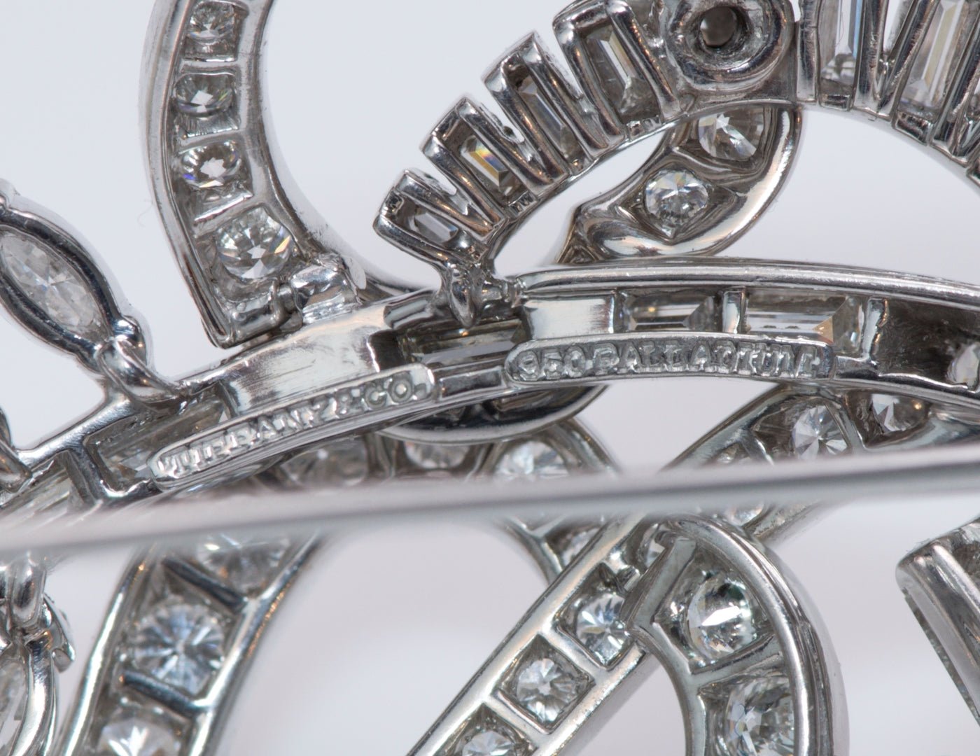 Tiffany & Co. Diamond Palladium Brooch