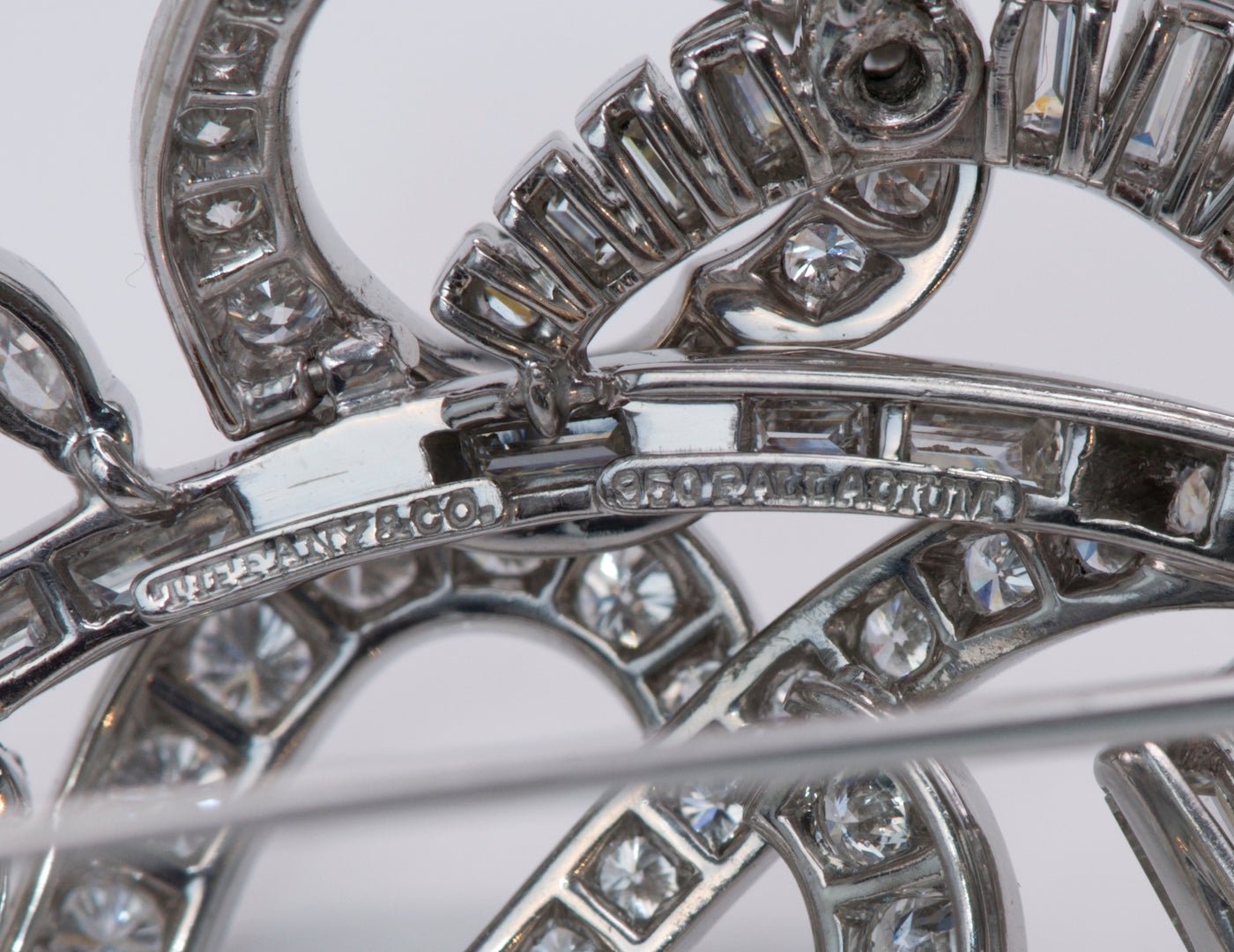 Tiffany & Co. Diamond Palladium Brooch
