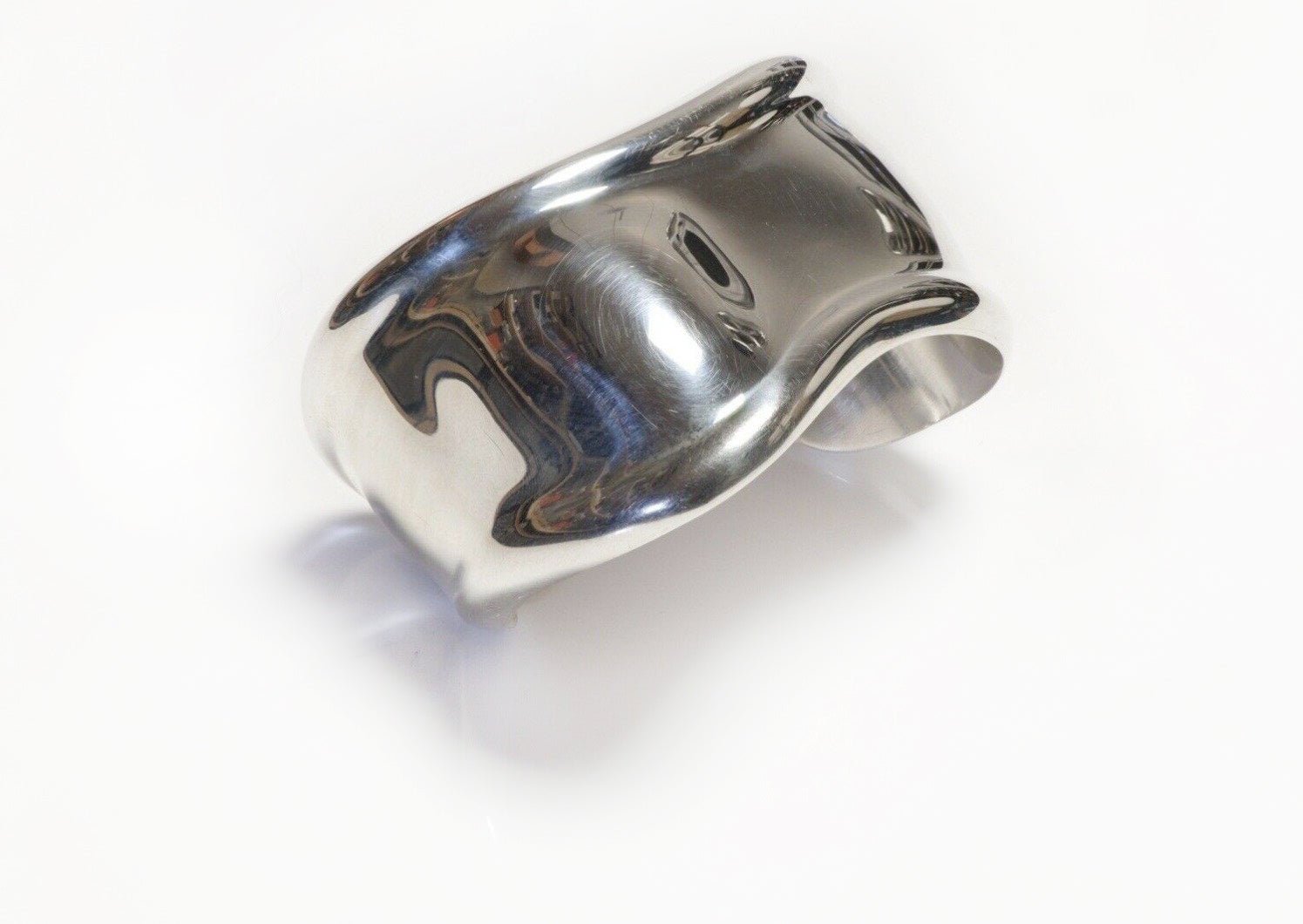 Tiffany & Co Elsa Peretti 1978 Sterling Silver Bone Cuff Bracelet