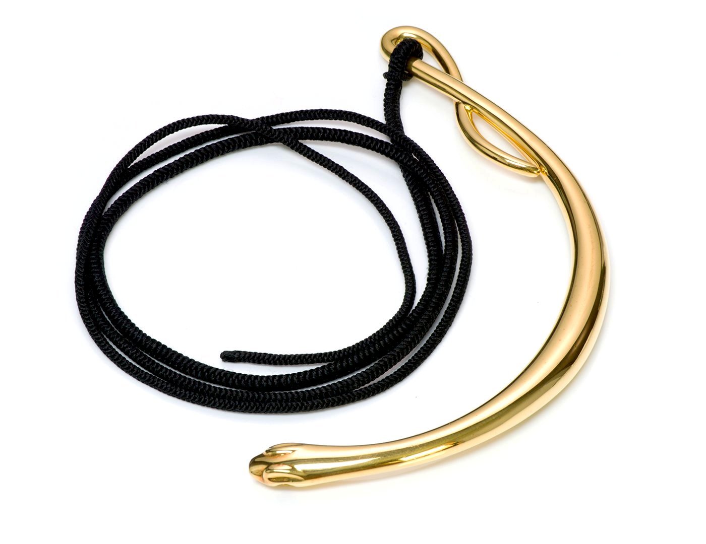 Tiffany & Co. Elsa Peretti 24K Gold Snake Necklace
