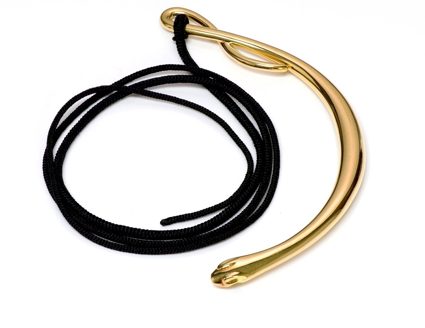 Tiffany & Co. Elsa Peretti 24K Gold Snake Necklace