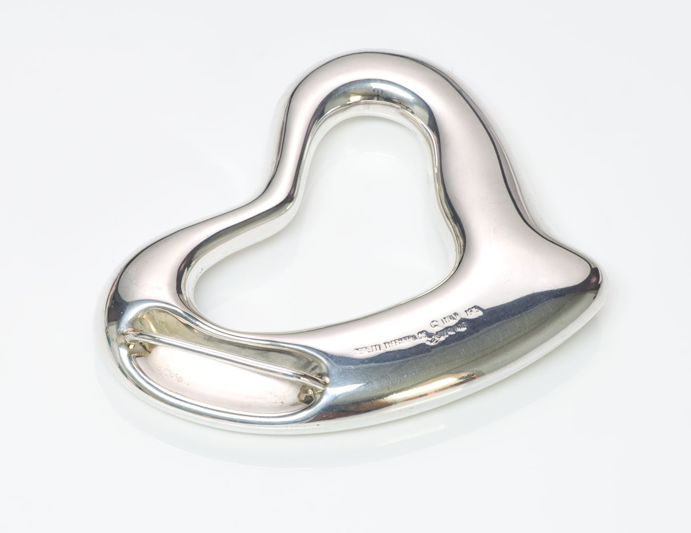 Tiffany & Co. Elsa Peretti Open Heart Belt Buckle
