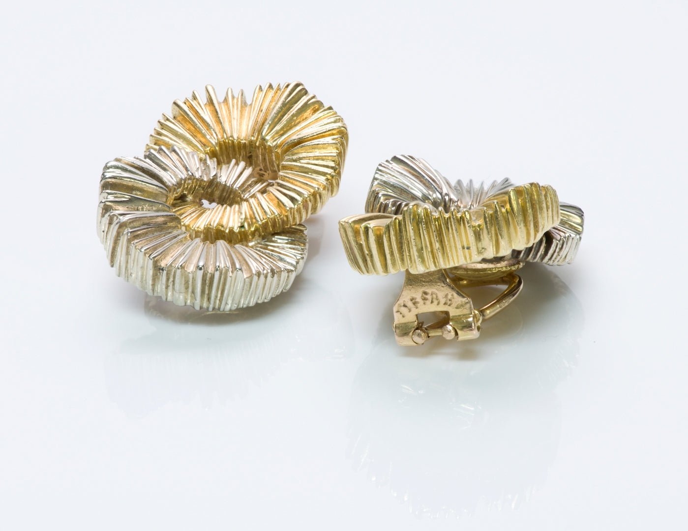 Tiffany & Co. Fluted Gold Earrings