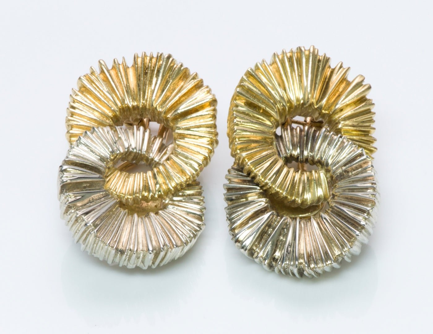 Tiffany & Co. Fluted Gold Earrings