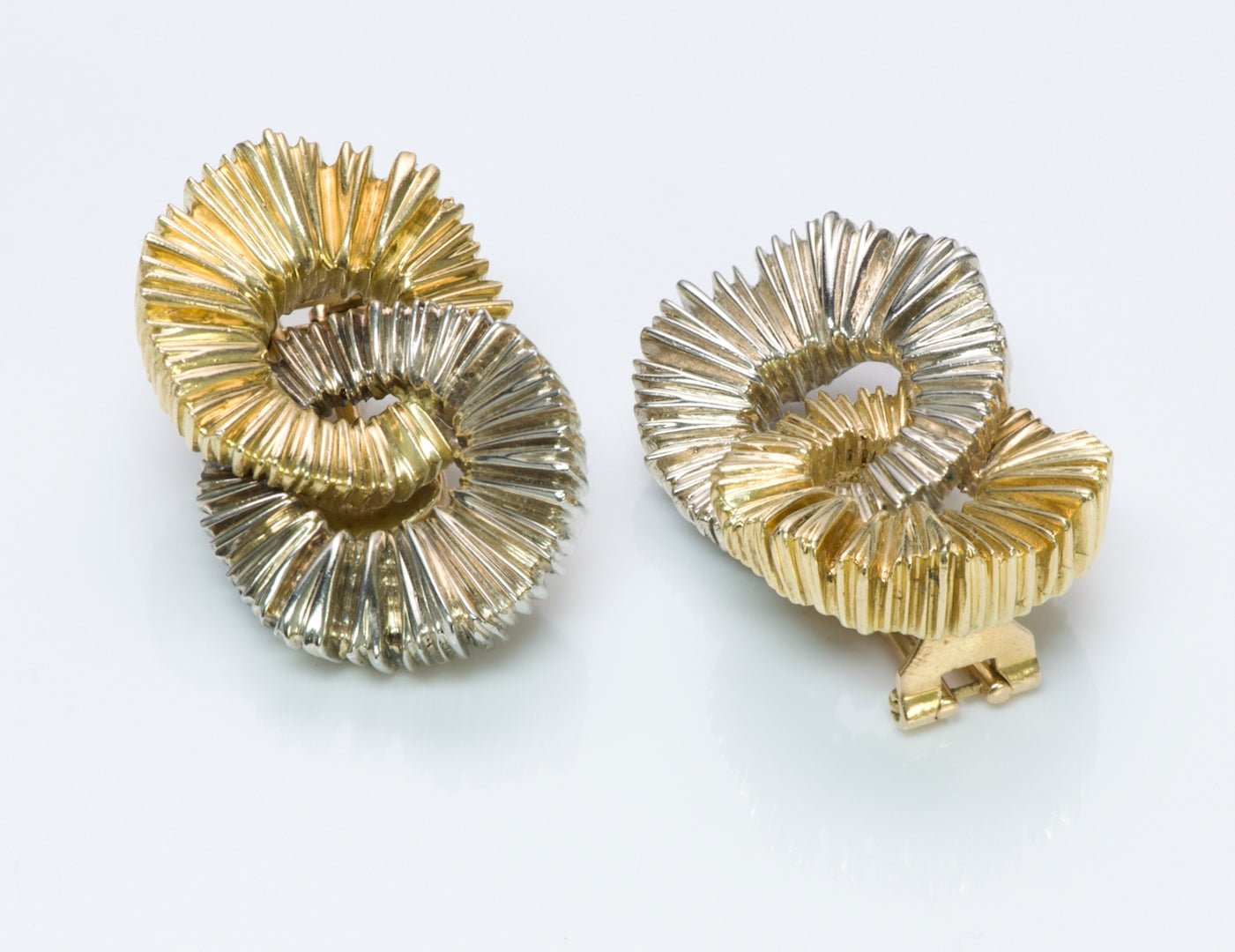 Tiffany & Co. Fluted Gold Earrings