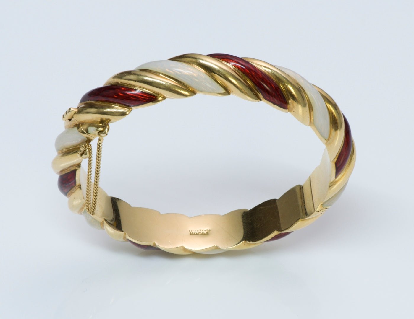 Tiffany & Co. Gold & Enamel Bracelet
