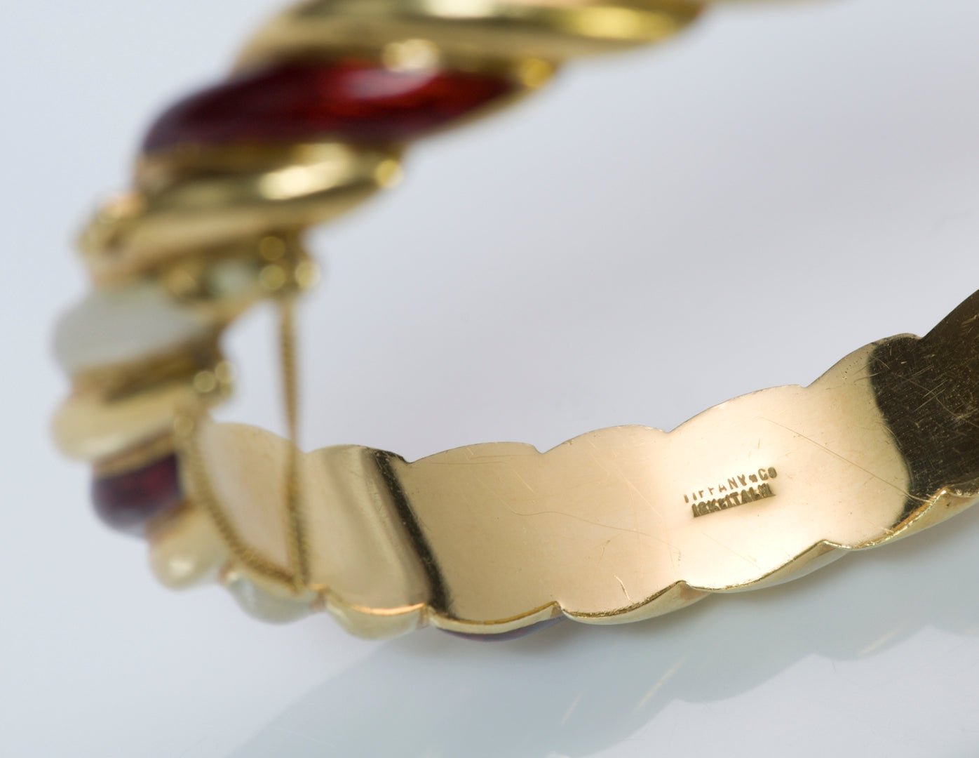 Tiffany & Co. Gold & Enamel Bracelet