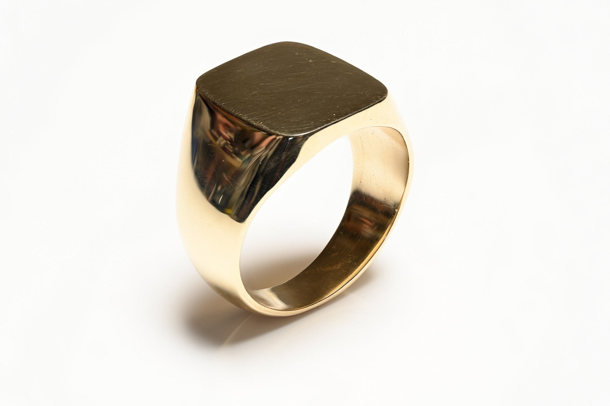 Tiffany & Co. Gold Wide Men's Ring