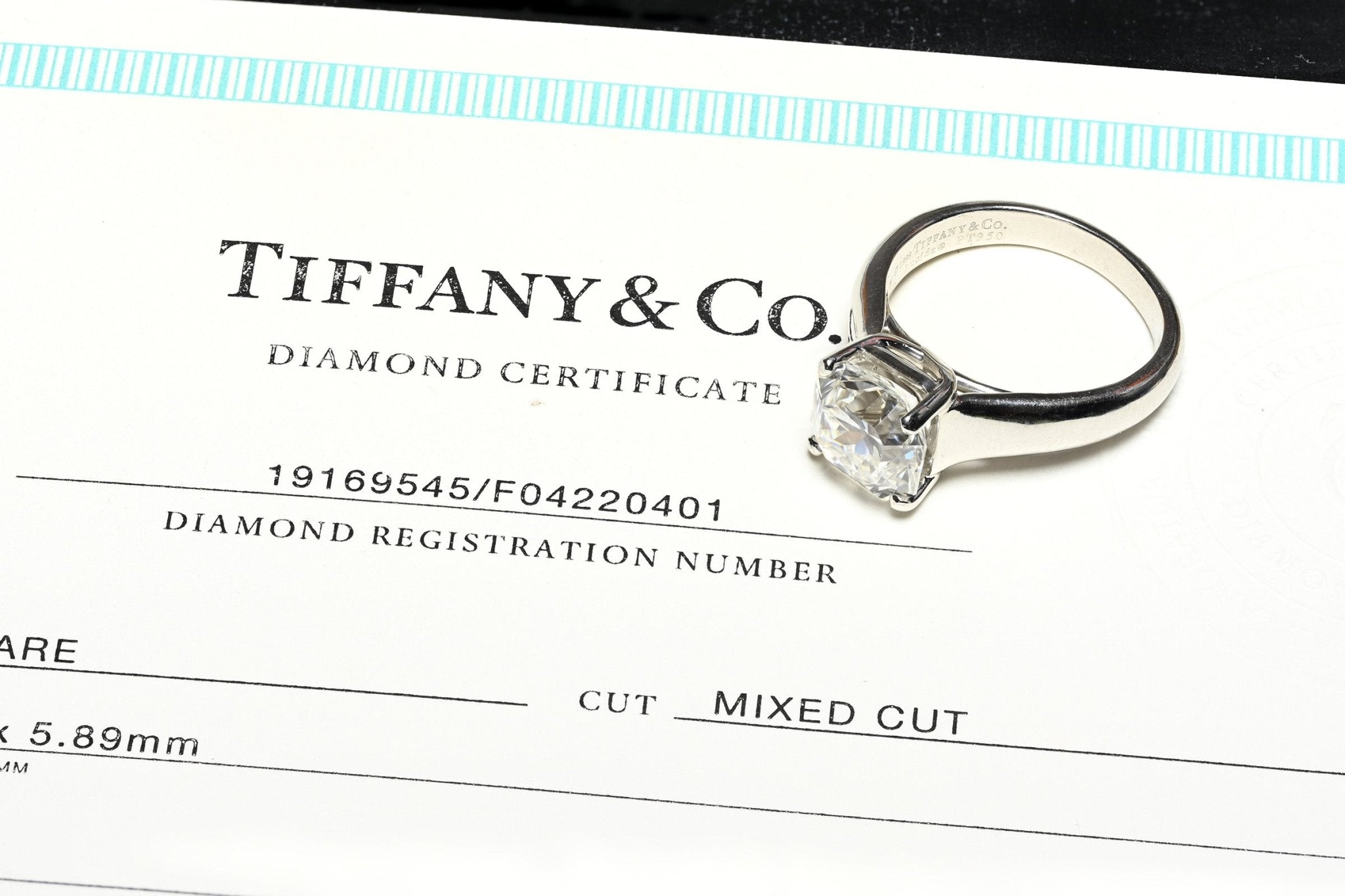 Tiffany & Co. Lucida Platinum 2.79 CTW Diamond Engagement Ring