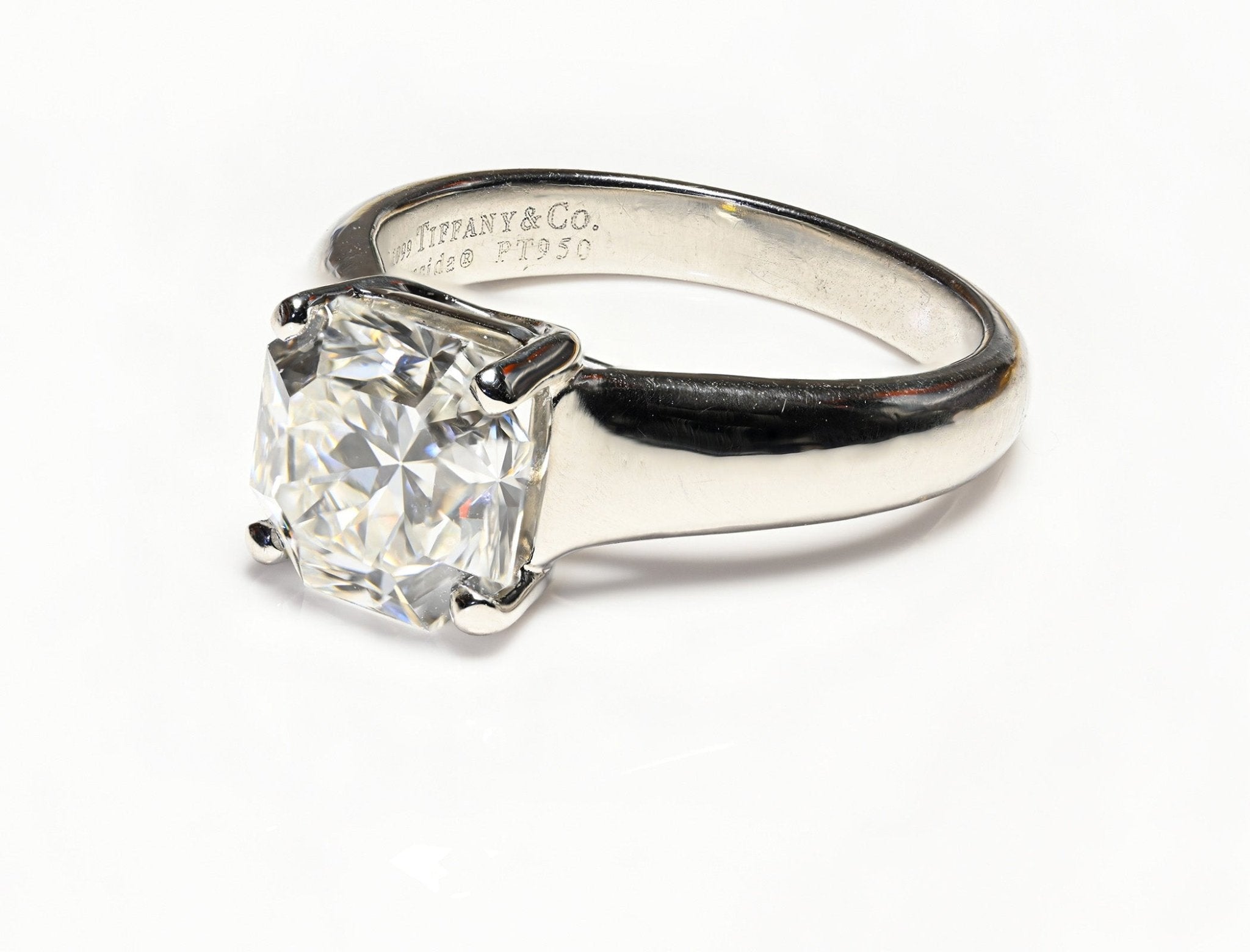 Tiffany & Co. Lucida Platinum 2.79 CTW Diamond Engagement Ring