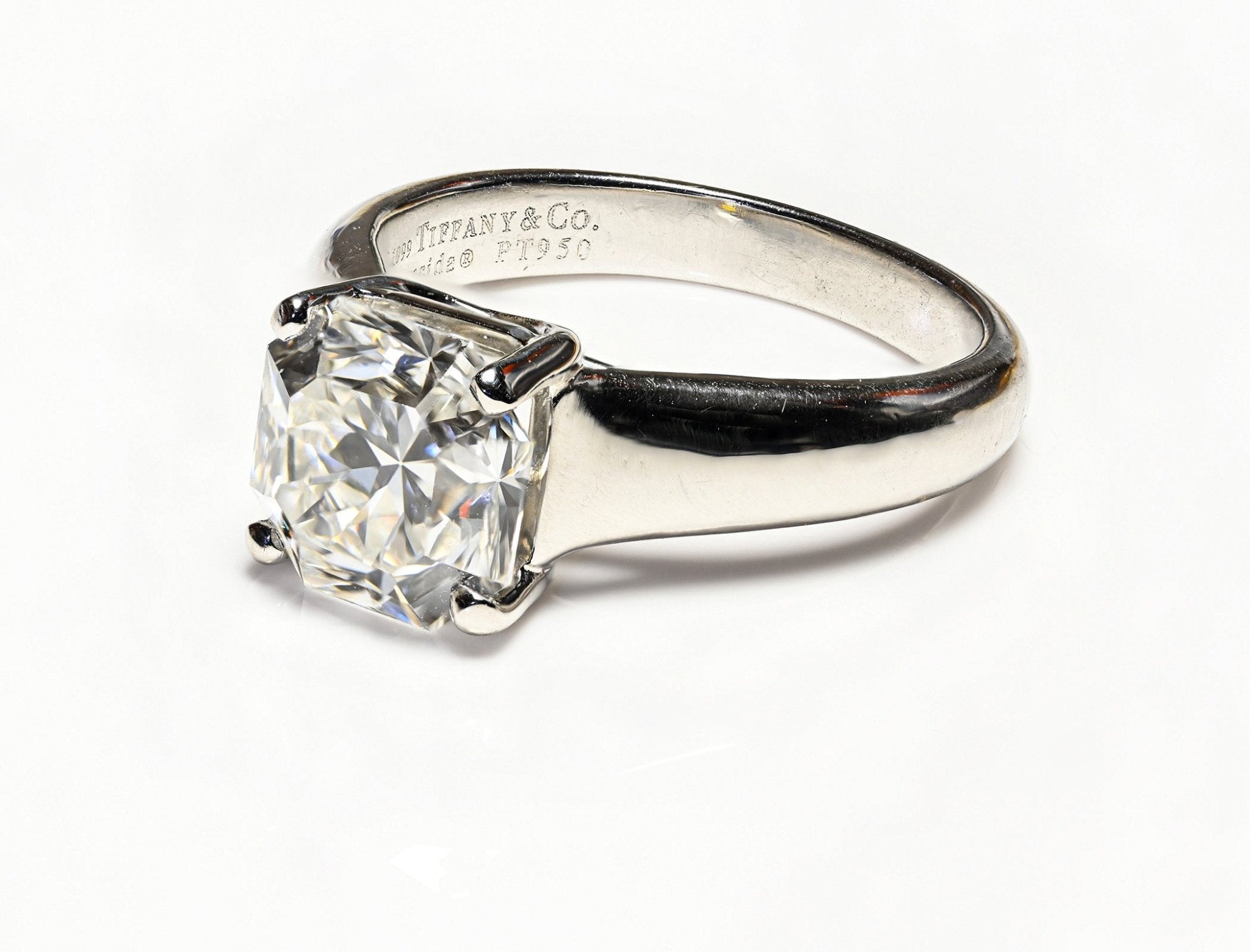 Tiffany & Co. Lucida Platinum 2.79 CTW Diamond Engagement Ring