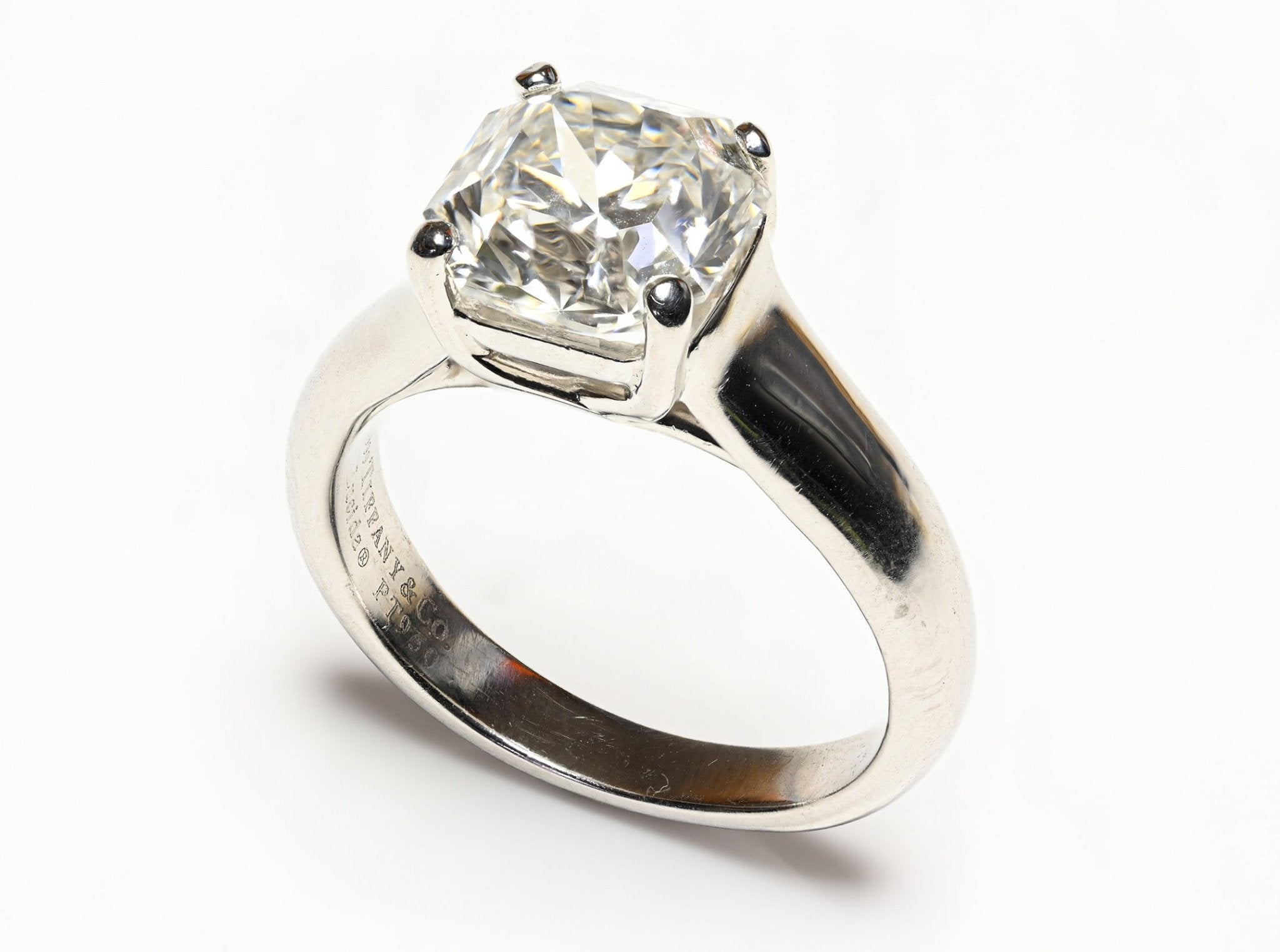 Tiffany & Co. Lucida Platinum 2.79 CTW Diamond Engagement Ring