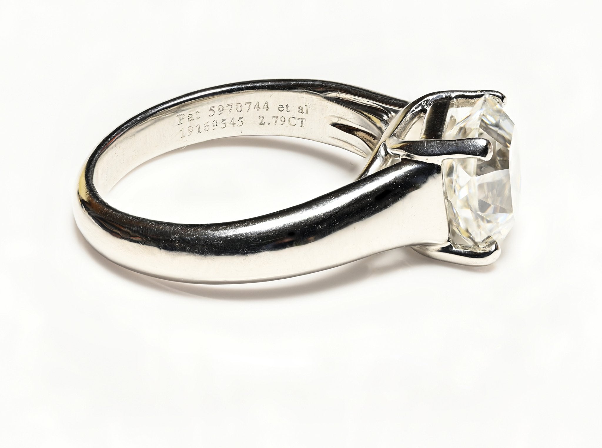 Tiffany & Co. Lucida Platinum 2.79 CTW Diamond Engagement Ring