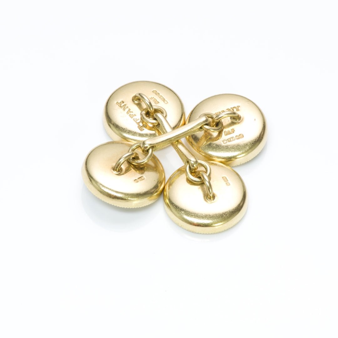 Tiffany & Co. Mother of Pearl Enamel Cufflinks