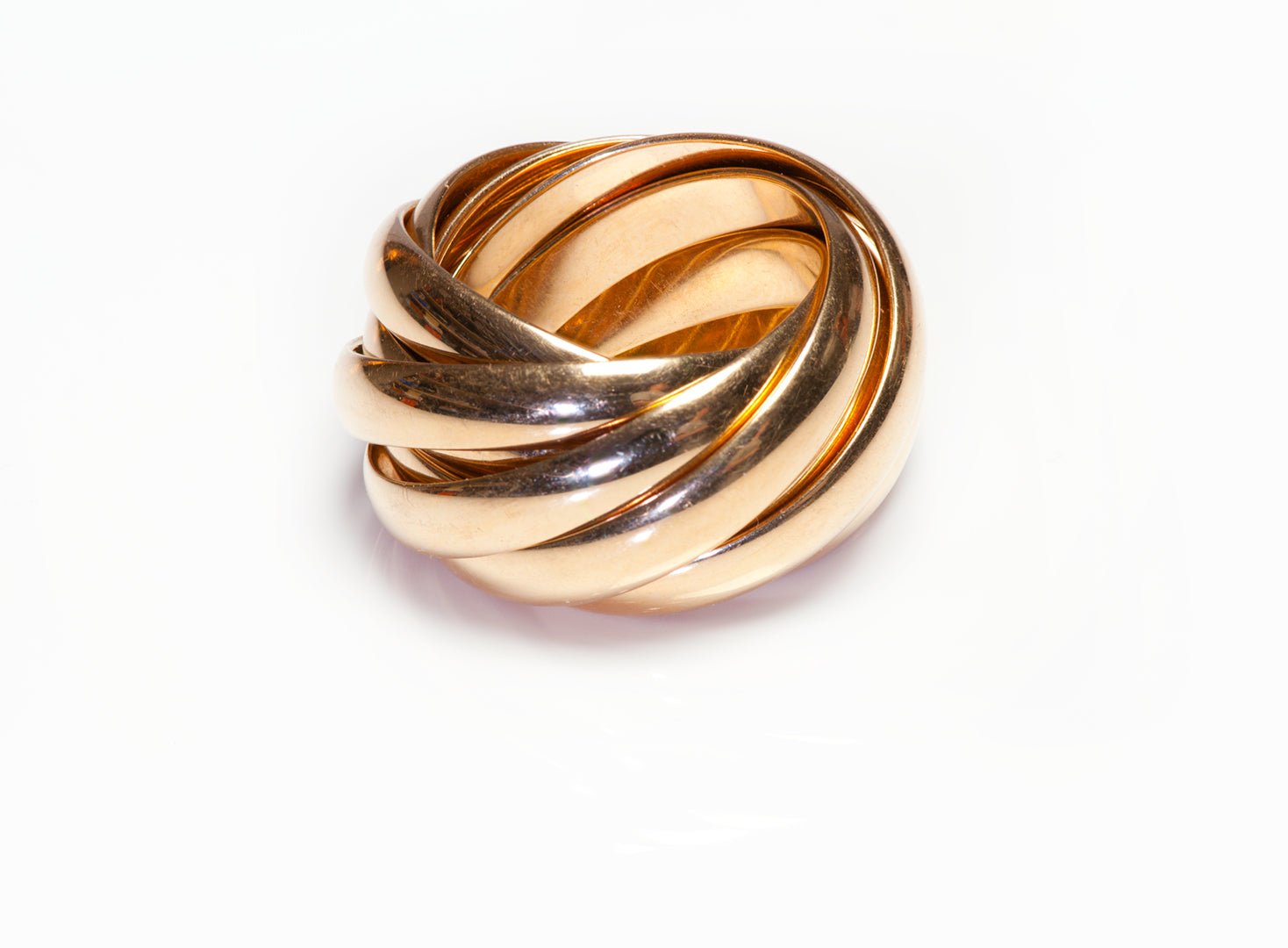 Tiffany & Co. Paloma Picasso 18K Gold Melody Nine Band Ring